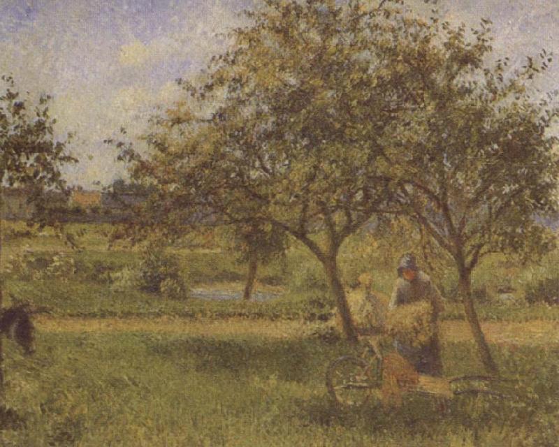 Camille Pissarro The Wheelbarrow Spain oil painting art